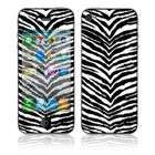   Zebra Skin Sleeve Pouch w/Black Velvet Stripes for Apple iPhone 3G/3GS