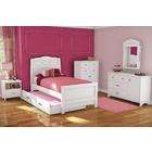 South Shore Tiara Twin w Trundle 6 Piece Bedroom Set