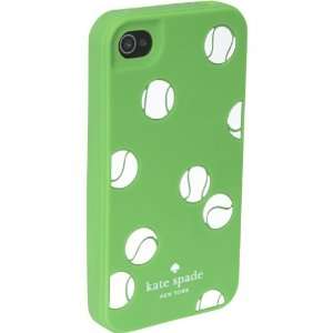   spade new york Tennis 5G Silicone iPhone Case (Green) Electronics