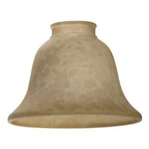  Quorum 2813E Cream Mottled Scavo Bell Shade for Ceiling 