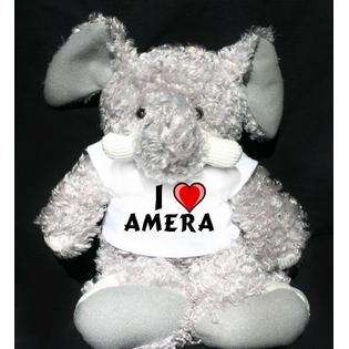 Plush Elephant (Slowpoke) toy with I Love Amera  SHOPZEUS Toys & Games 