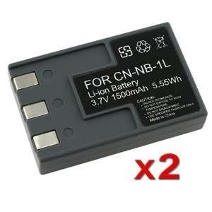  NEEWER® 2 Battery for Canon NB 1L NB1L PowerShot S410 