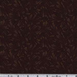 45 Wide Jinny Beyer Palette 2007/2008 Fire Cracker Dark Brown Fabric 