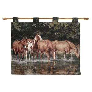  Horse Reflections Tapestry Wall Hanging 26 x 36