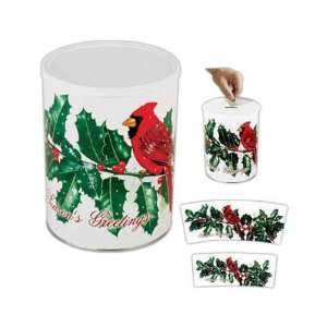  Stock design 1 gallon tapered empty gift tin with a plain 