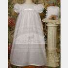 Little Things Mean A Lot Baby Girls White Bonnet Satin Lace 