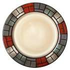 Signature Housewares Window Pane 11 Inch Stoneware Dinner Plate