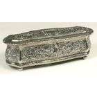 AA Importing Antique Silver Jewelry Box