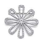 Peora Dazzling Daisy Sterling Silver Designer Inspired Vintage Style 