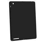  Black Gel Skin Case Rubberized Soft Silicone Cover for Apple iPad 2