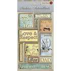 Punch Studio Dimensional Stickers  Father  #1261
