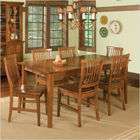 Home Styles Arts and Crafts Cottage Oak Dining Set (8 Pieces)