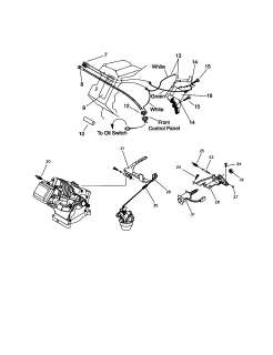 Craftsman Generator Ehf00945 low oil shutdown and governor Parts