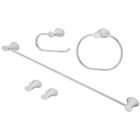 bar towel ring two robe hooks and toilet paper holder to complete your 