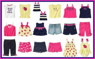 GYMBOREE CAPE COD CUTIE BABY GIRLS SUMMER CLOTHES OUTFITS 3 6 9 12 18 