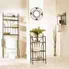 wire shelves and sturdy construction solve all your bathroom 