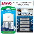   AA/AAA Battery 4 Position Charger With 8 Rechargeable AA Batteries