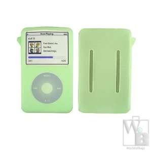   iPod Video Accessory Skin Case   Green  Players & Accessories