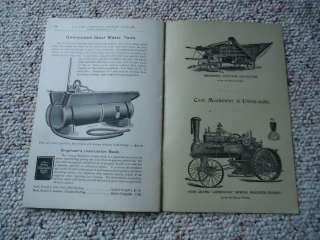RARE 1899 CASE TRHESHING CO CATALOG TRACTOR STEAM  