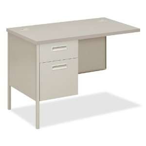   Return   42 Width   1 Box and 1 File Drawer   Light Gray Office