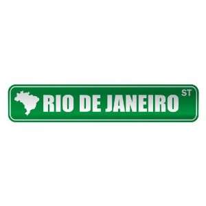   RIO DE JANEIRO ST  STREET SIGN CITY BRAZIL