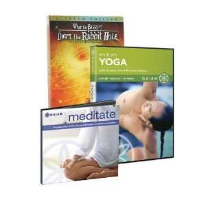  Gaiam Reflection Media DVD & CD Kit Yoga Meditation 