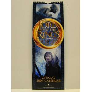   Rings Return Of The King 2004 Official LONG Calendar