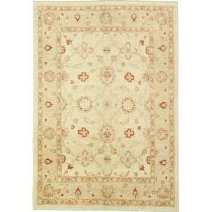  57 x 80 Ivory Hand Knotted Wool Ziegler Rug Furniture 