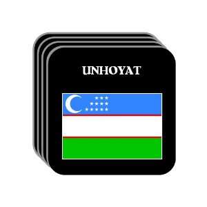  Uzbekistan   UNHOYAT Set of 4 Mini Mousepad Coasters 