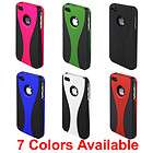 NEW APPLE IPHONE 4 4S 3 PIECE HARD CASE COVER + FULL BODY PROTECTOR