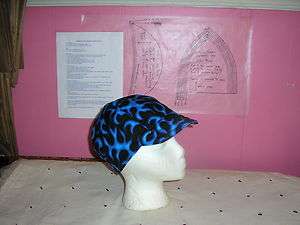 WELDERS CAP PATTERN 4 PANEL 7 SIZES REVERSIBLE INFANT TO MELON HEAD 