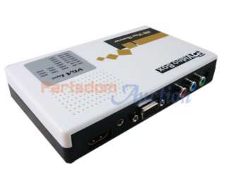 VGA Ypbpr to HDMI Converter Adapter for DVD PC HDTV New  