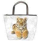 Carsons Collectibles Bucket Bag (Purse, Handbag) of Bengal Tiger 