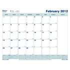   Blueline 2012 WOCO Monthly Calendar, Static Sheets, 8.5 x 11 Inches