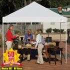 Shelter Logic 10x10 Open Top Pro Pop up Canopy White Cover