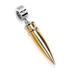 Pendants   Stainless Steel 316L Stainless Steel Gold Plated Bullet 