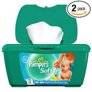  Pampers Baby Wipes Baby Fresh   72 Count (Pack of 2 