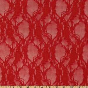   Lace Neon Puchi Coral Fabric By The Yard Arts, Crafts & Sewing