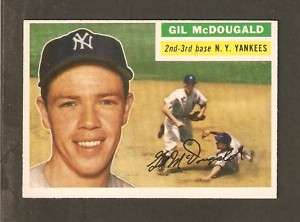 1956 Topps #225 Gil McDougald New York Yankees NM/MINT  