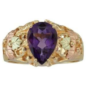  Black Hills Gold by Coleman Amethyst Ring Jewelry