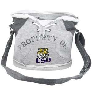  LSU Tigers Ladies Ash Hoodie Duffel Bag