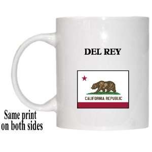    US State Flag   DEL REY, California (CA) Mug 