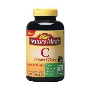  NATURE MADE Vitamin C 500mg 500 Tablets Health & Personal 