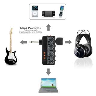 Portable Personal Guitar AMP   Earphone Out and AUX In. Analogue 