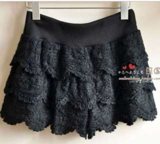 New Sexy lace shorts dress short girls Tiered pants  