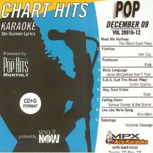  Pop Hits Monthly Pop   December 2009 Karaoke CDG 