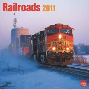  Railroads 2011 Wall Calendar 12 X 12