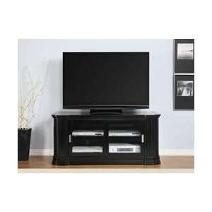 Black TV Stand with Sliding Doors   Altra Industries   1175196  
