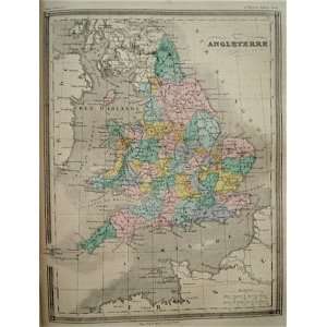  La Brugere Map of England (1877)