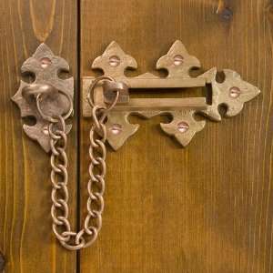  Solid Bronze Decorative Chain Lock   Living Bronze